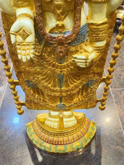 Brass Balaji Idol For Home Decor Height 48 Inch & Weight 48 Kg