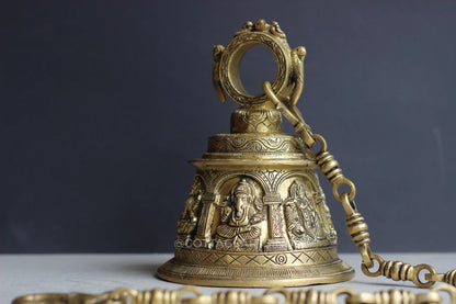 ब्रासोरा® वृंदावन वेणुगोपाल कृष्ण पीतल की प्रतिमा मोर के साथ | एंटीक नीला और सुनहरा रंग | ऊँचाई 20 इंच