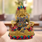 Brass Gem Stone Work Kuber Murti for Home and Decor Height 35 cm Weight 4.8 Kg