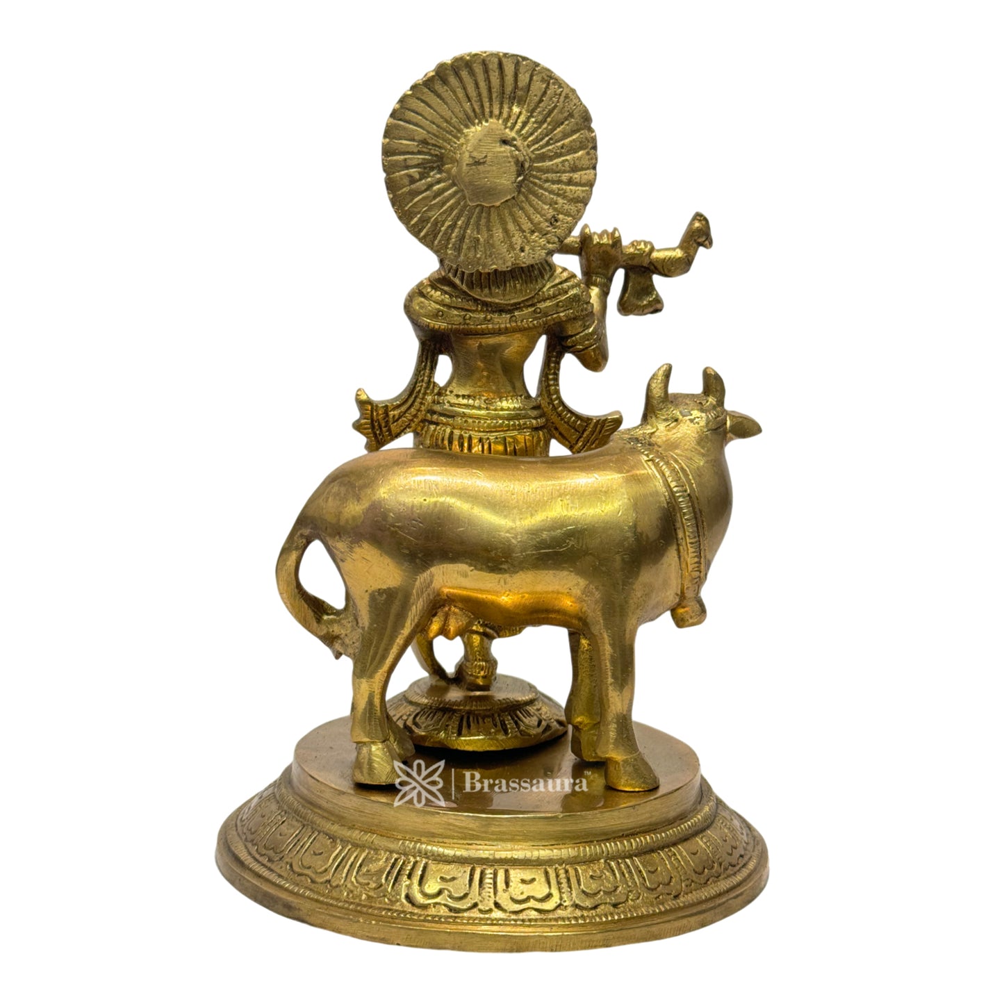 Brass Krishna Murti for Home and Decor Living Room Height 10 cm Weight 2 Kg