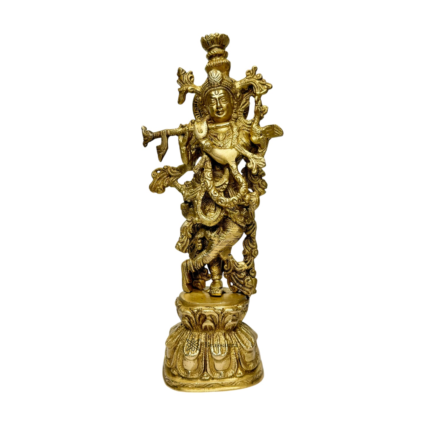 Brass Krishna Murti for Home and Decor Living Room Height 36 cm Weight 2.9 Kg