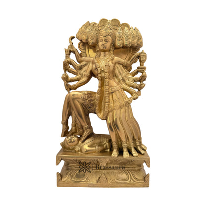 Brass Kali Mata Murti for Home and Decor Show Piece Height 40 cm Weight 7.5 Kg