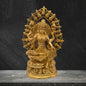 Brass Golden Laxmi MATA Murti for Home and Decor for Living Room Height 30 cm Weight 3 Kg