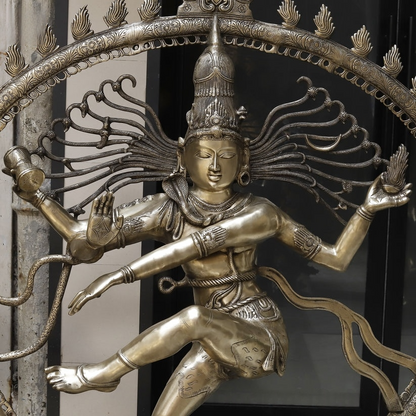 Handcrafted statue Brass Nataraj Idol 69 inches