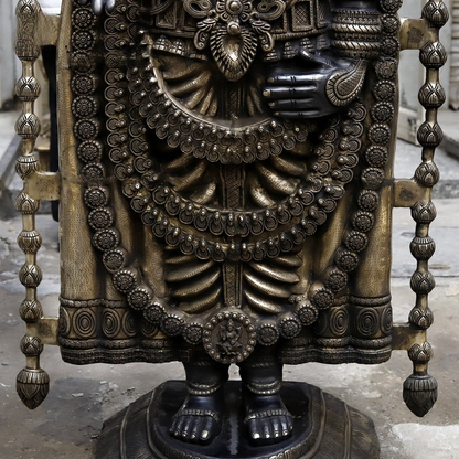 Brassaura® Handcrafted statue Brass Balaji Idol 69 inches