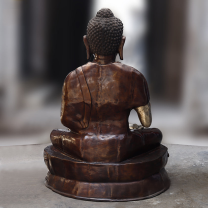 Brassaura™ Brass Big Buddha Statue | Height 64 Inches & Weight 250.000 kg