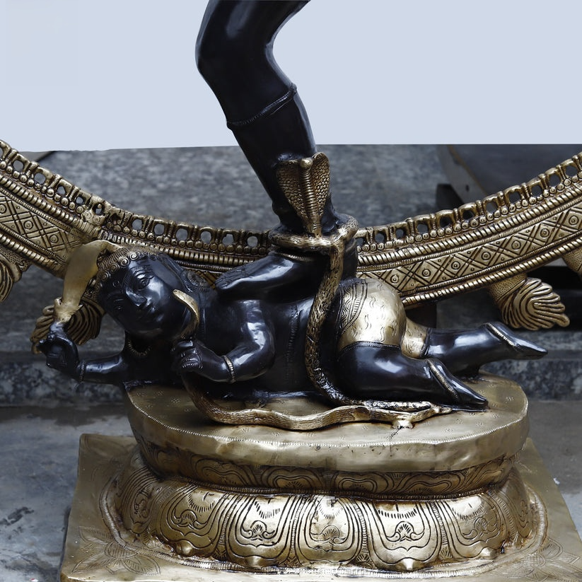 Brassaura™ Brass Natraj Statue | Height 28 Inches & Weight 35.440 kg