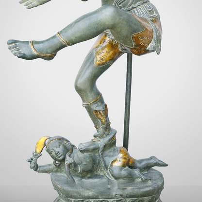 Brassaura™ Brass Big Natraja Statue | Height 58 Inches & Weight 85.000 kg