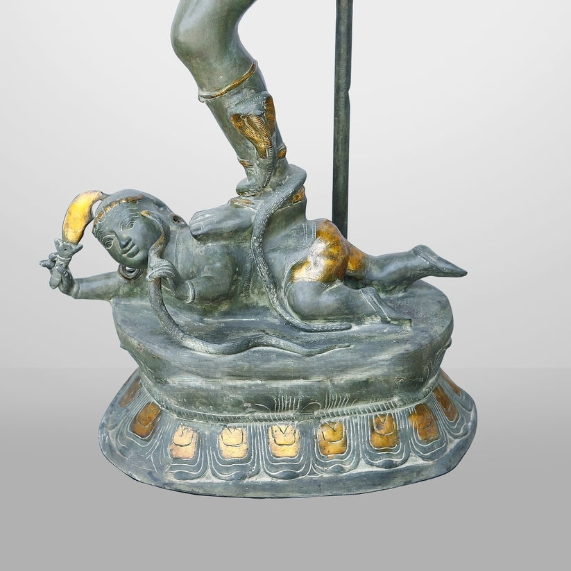Brassaura™ Brass Big Natraja Statue | Height 58 Inches & Weight 85.000 kg
