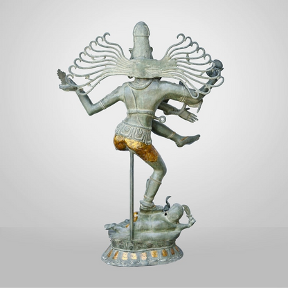 Brassaura™ Brass Big Natraja Statue | Height 58 Inches & Weight 85.000 kg