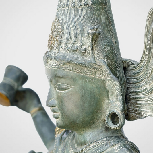 Brassaura™ Brass Big Natraja Statue | Height 58 Inches & Weight 85.000 kg