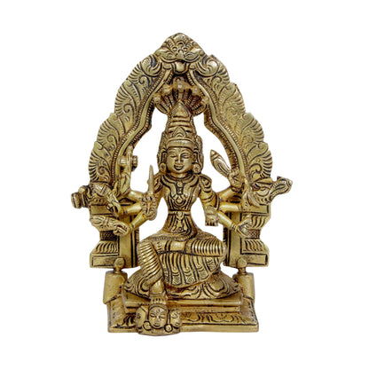 Brass Mariamman Devi Mariaai Goddess Maariamma Amman South Indian Goddess of Rain and Curing Diseases Weight 1 Kg Height 20 cm