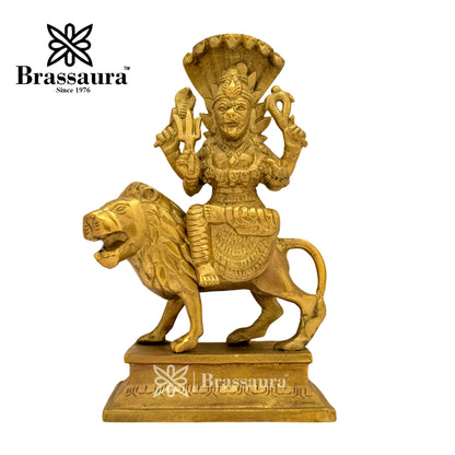 Brass Narasimha Idol for Home and Decor Weight 2.4 Kg Height 23 cm