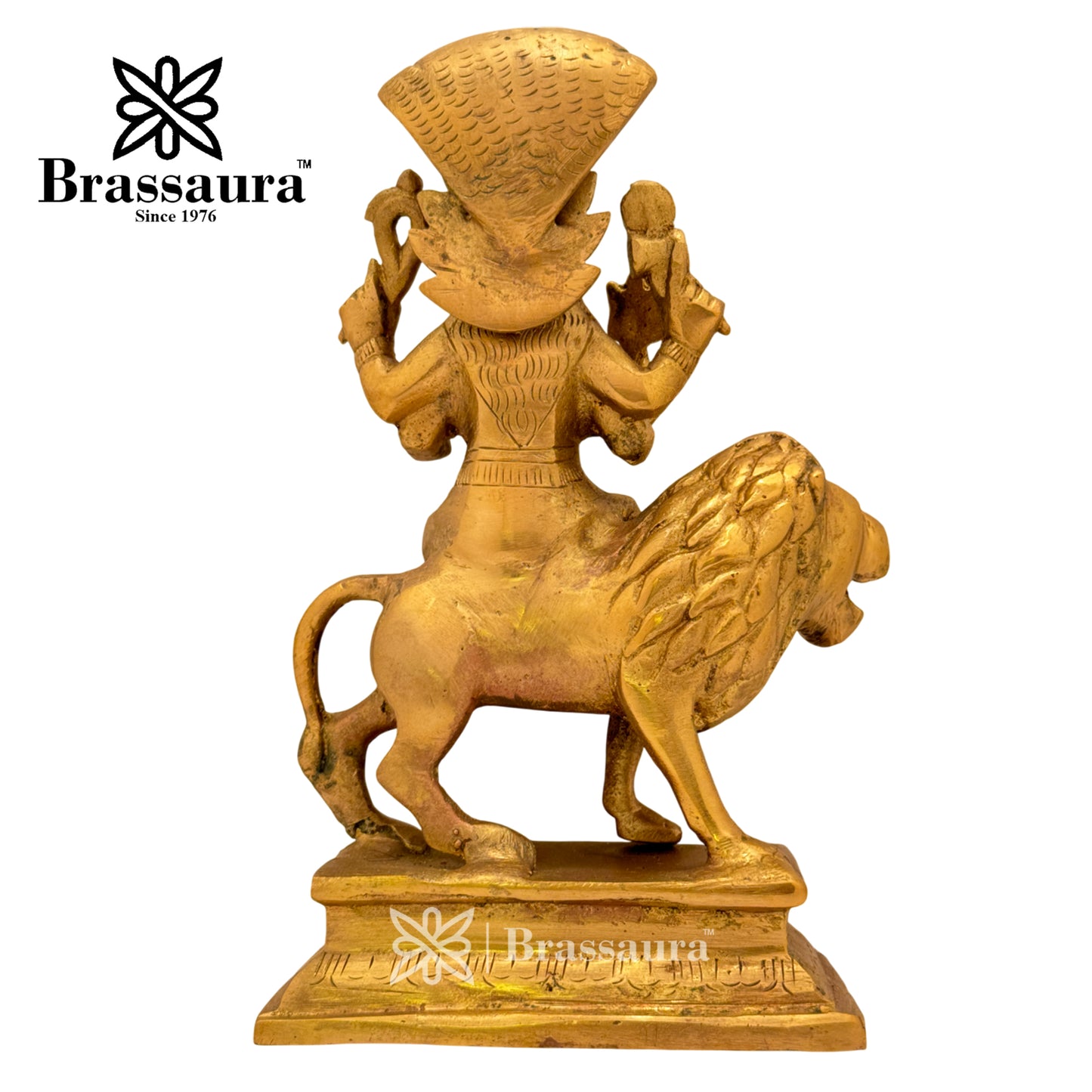 Brass Narasimha Idol for Home and Decor Weight 2.4 Kg Height 23 cm