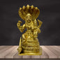 Brass Narasimha Murti for Home and Decor Pooja Room and Temple Height 15 cm and Weight .95 Kg