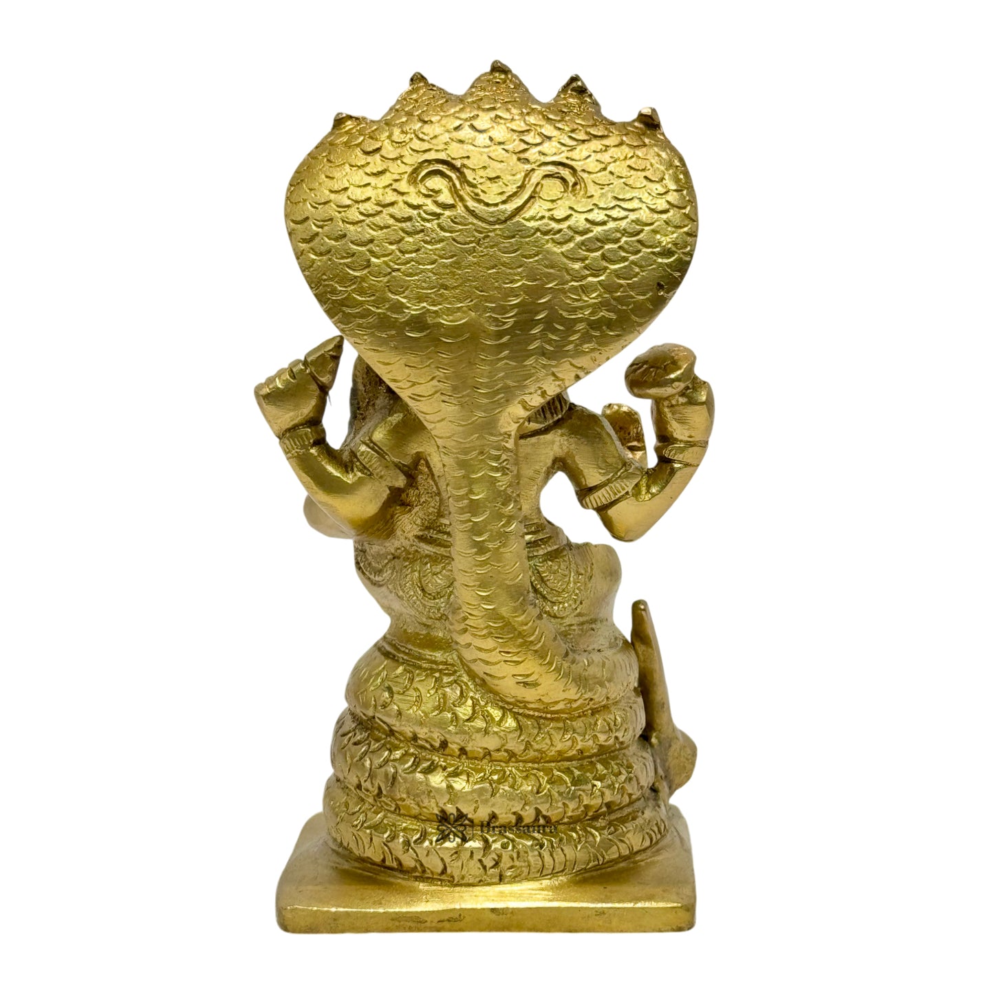 Brass Narasimha Murti for Home and Decor Pooja Room and Temple Height 15 cm and Weight .95 Kg