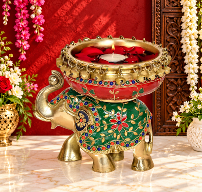 ब्रासोरा® वृंदावन वेणुगोपाल कृष्ण पीतल की प्रतिमा मोर के साथ | एंटीक नीला और सुनहरा रंग | ऊँचाई 20 इंच