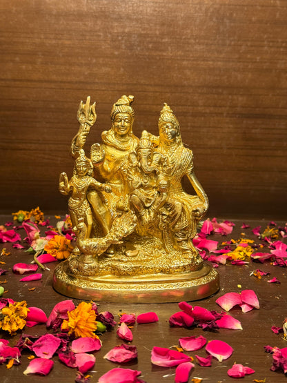 Brass Shiva Murti for Home and Decor Show Piece for Living Room Handmade Height 18 cm Weight 1.4 Kg