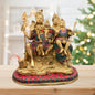 Brass Gem Stone Work Shiva Parivar Murti for Home and Decor ShowPiece for Living Room Height 33 cm Weight 10 Kg