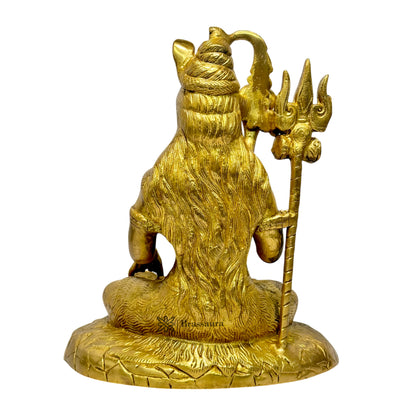 Brass Shiva Murti for Home and Decor Show Piece for Living Room Height 28 cm Weight 4.1 Kg