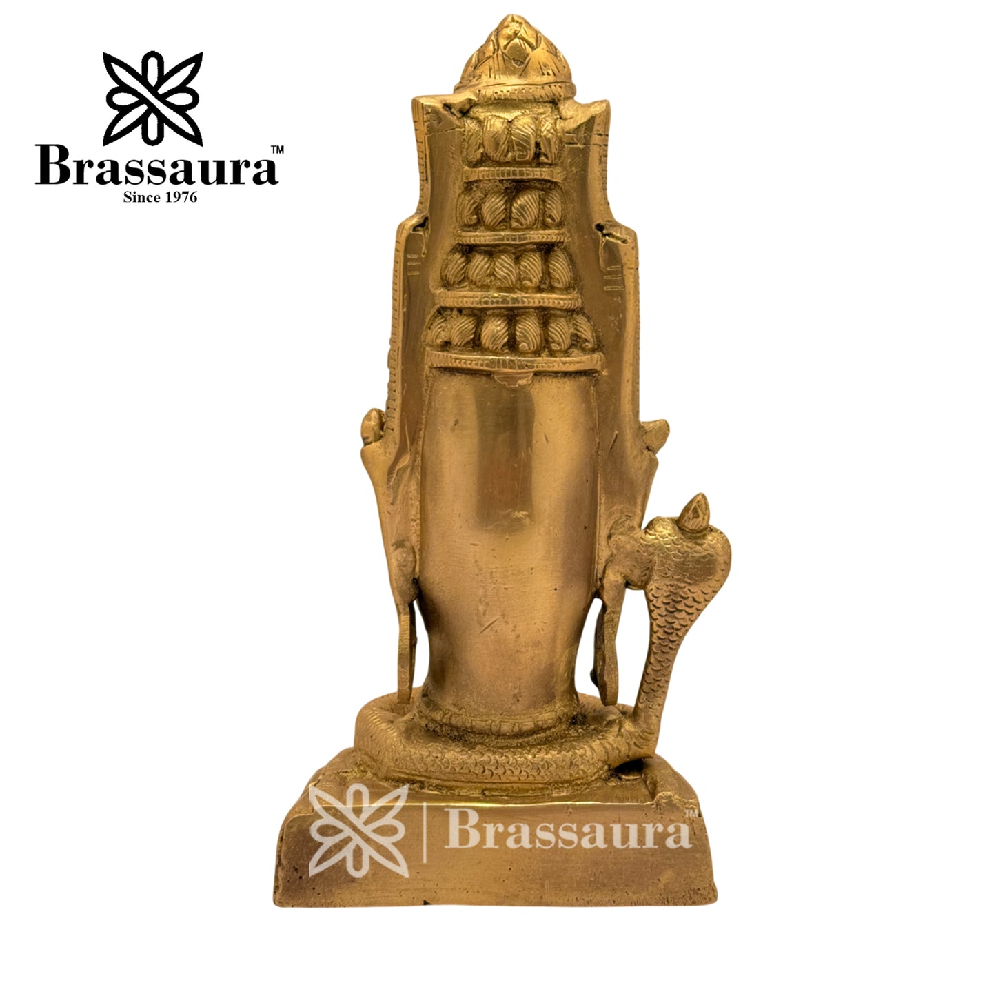 Brass Shiva Head Idol for Home and Decor Weight 2.4 Kg Height 23 cm Brass