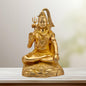 Brass Big Size Shiva Murti for Home and Decor Show Piece for Living Room Height 34 cm Weight 6.380 Kg