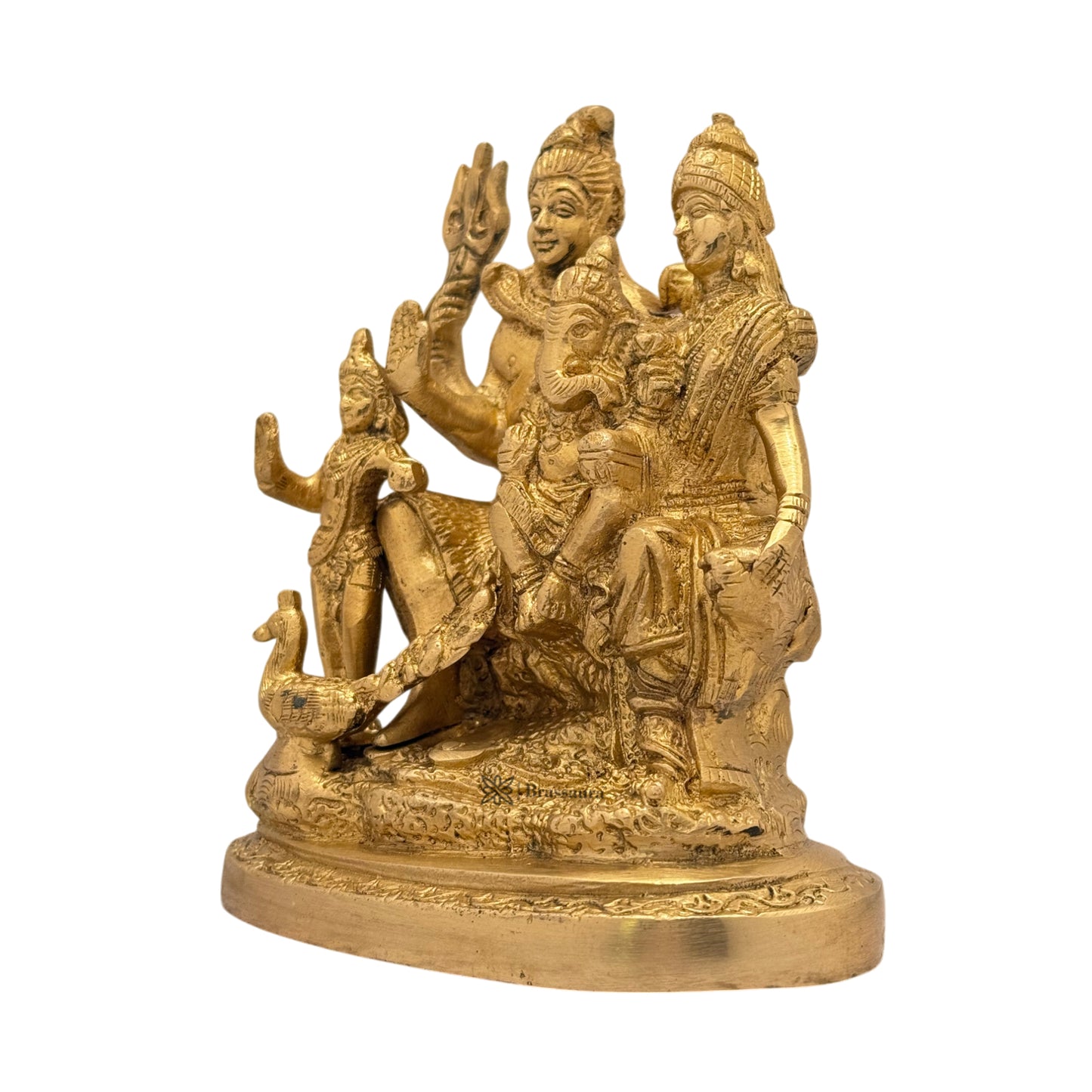 Brass Shiva Murti for Home and Decor Show Piece for Living Room Handmade Height 18 cm Weight 1.4 Kg