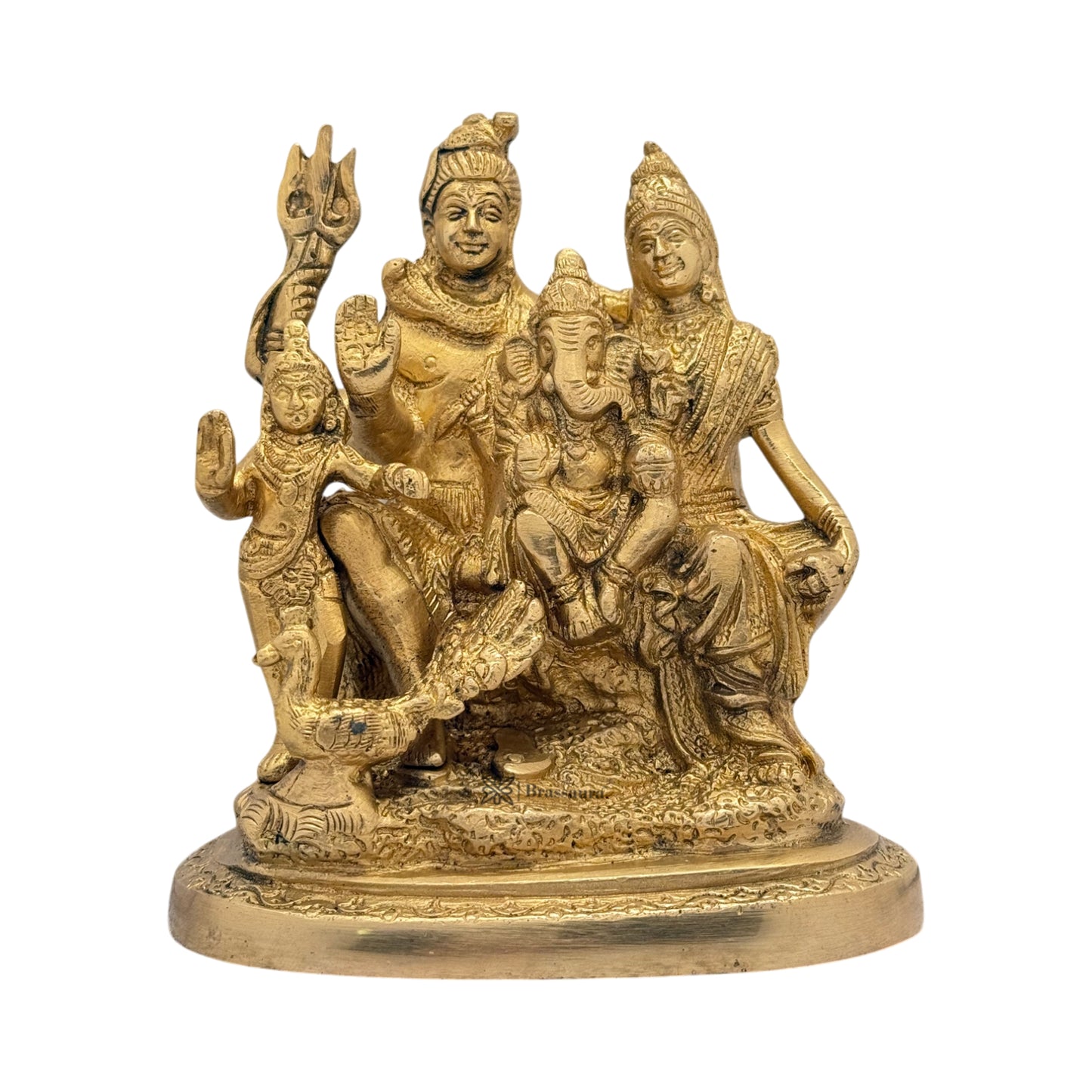 Brass Shiva Murti for Home and Decor Show Piece for Living Room Handmade Height 18 cm Weight 1.4 Kg