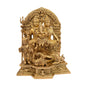 Brass Shiva Parivar Murti for Home and Decor Show Piece for Living Room Height 30 cm Weight 7 Kg emoji