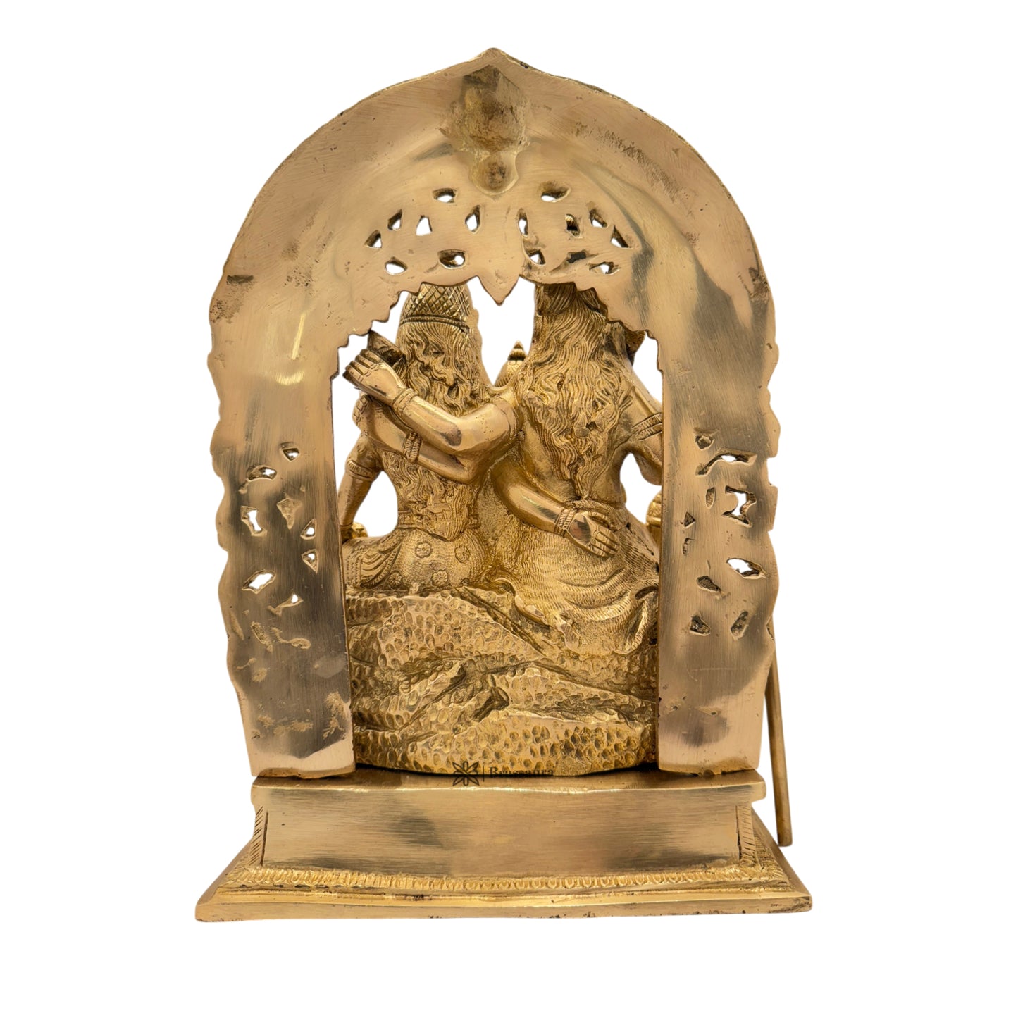 Brass Big Shiva Parivar Murti for Home and Decor Show Piece for Living Room Height 30 cm Weight 7 Kg