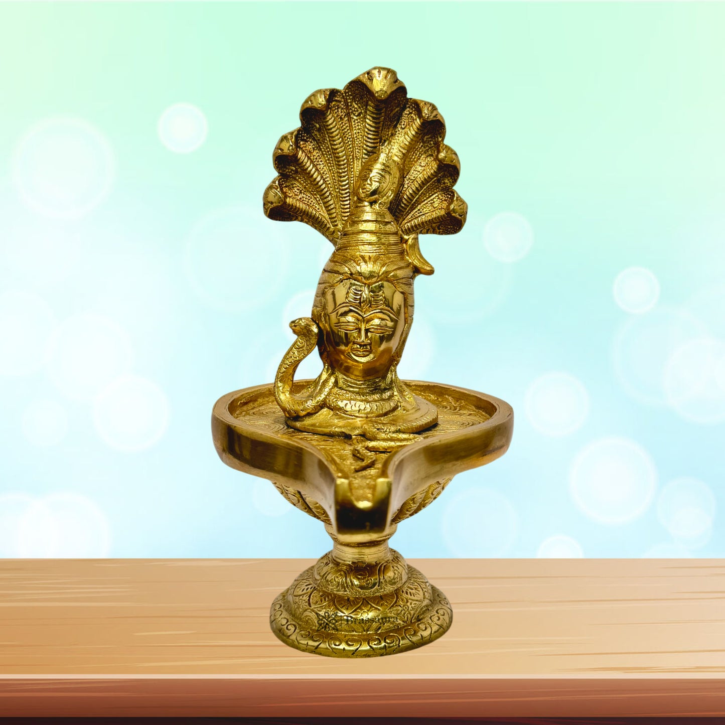 Brass Shivalinga Murti for Home and Decor ShowPiece for Living Room Gift Height 28 cm Weight 2.5 Kg