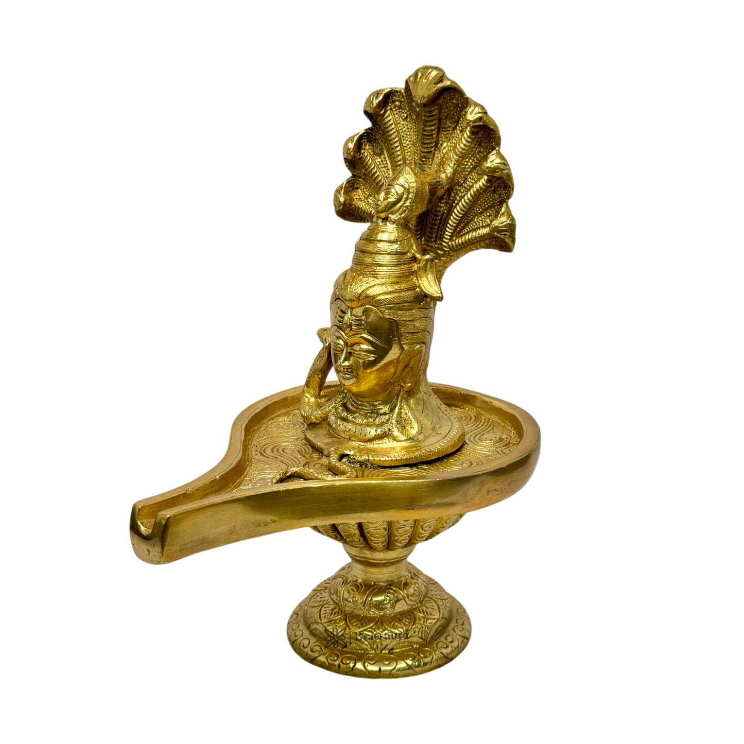 Brass Shivalinga Murti for Home and Decor ShowPiece for Living Room Gift Height 28 cm Weight 2.5 Kg