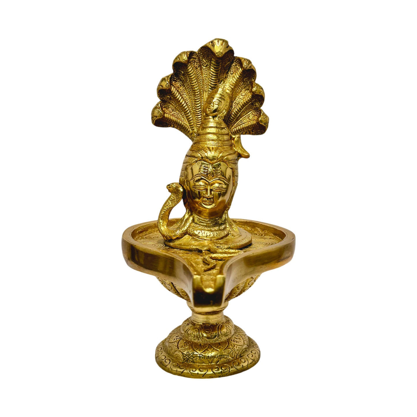 Brass Shivalinga Murti for Home and Decor ShowPiece for Living Room Gift Height 28 cm Weight 2.5 Kg