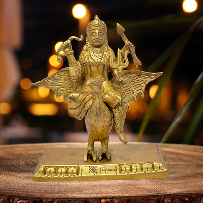 Brass Sanidev Murti for Home and Decor Height 18 cm Weight 1.6 Kg