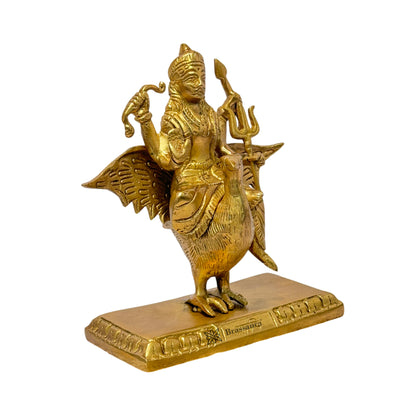 Brass Sanidev Murti for Home and Decor Height 18 cm Weight 1.6 Kg