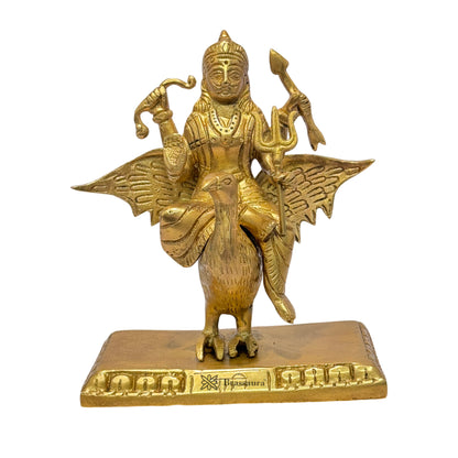 Brass Sanidev Murti for Home and Decor Height 18 cm Weight 1.6 Kg