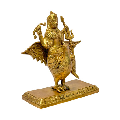 Brass Sanidev Murti for Home and Decor Height 18 cm Weight 1.6 Kg