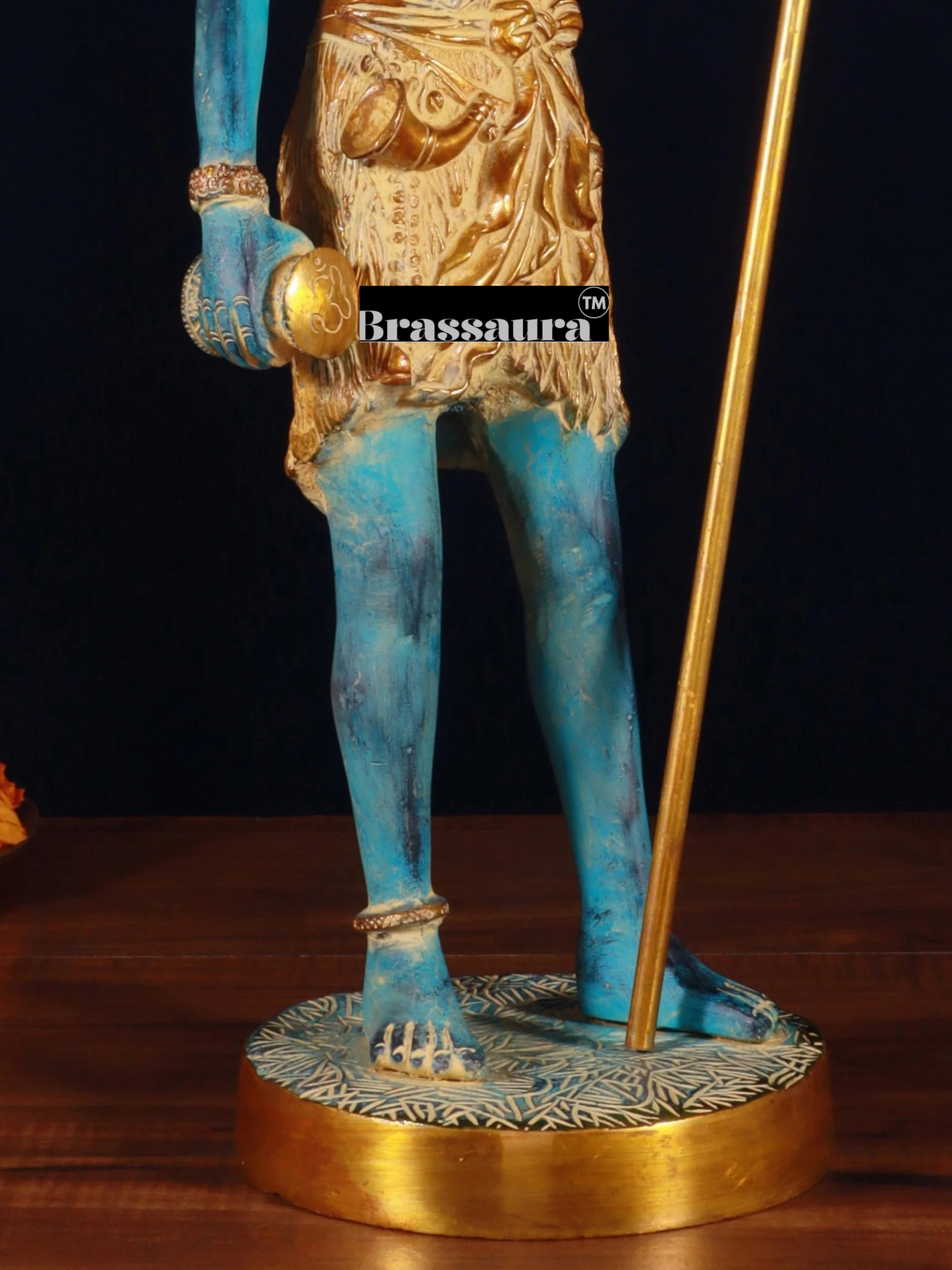 Brassaura™ Brass Shiva Idol – Height 18 Inches & Weight 6 Kgs | Hindu God Statue