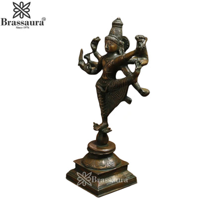 Brass Lord Dancing Shiva Statue Weight 16 Kg And Height 16.5 Inch