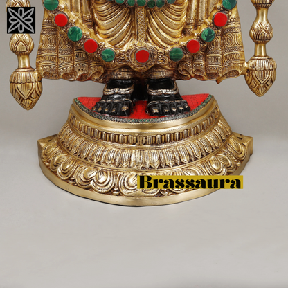 Brass Balaji Idol For Home Decor Height 46 Inch & Weight 48.1 Kg