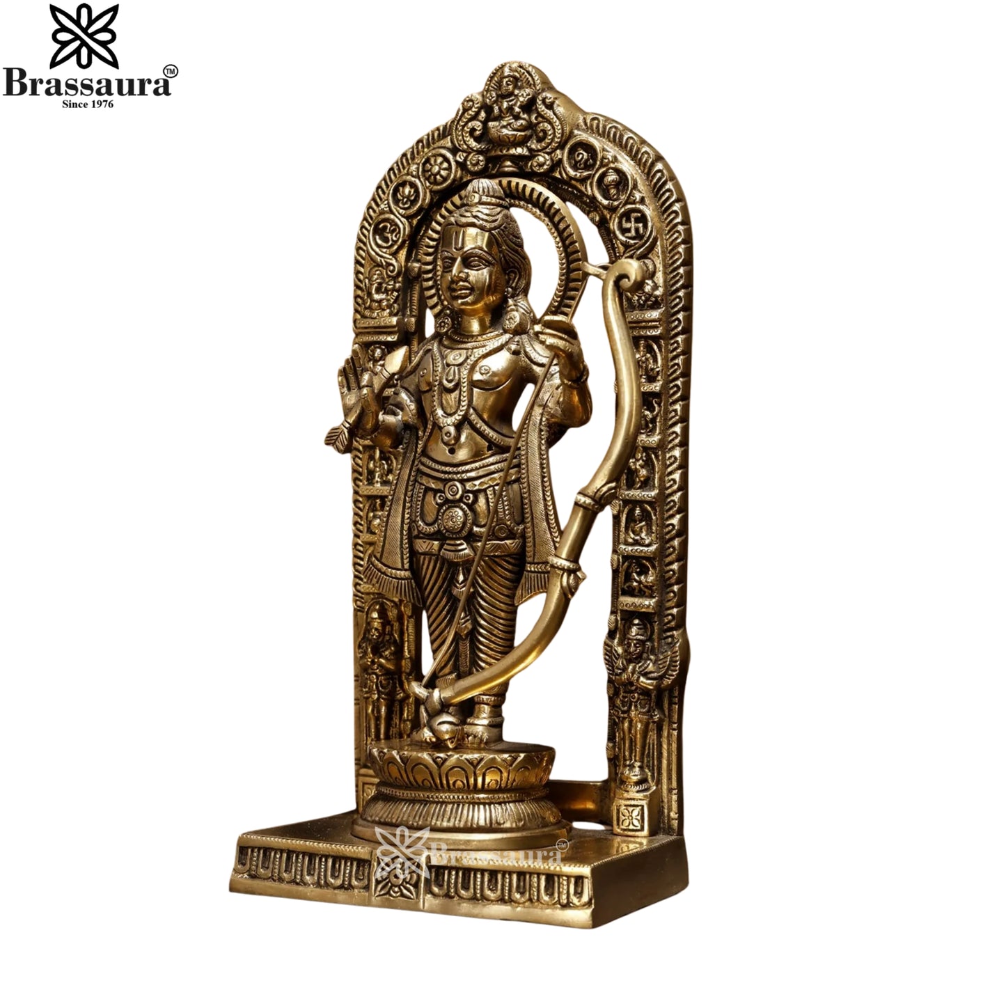 Brass Ram Darbar Statue Weight 4.2 Kg And Height 12 Inch