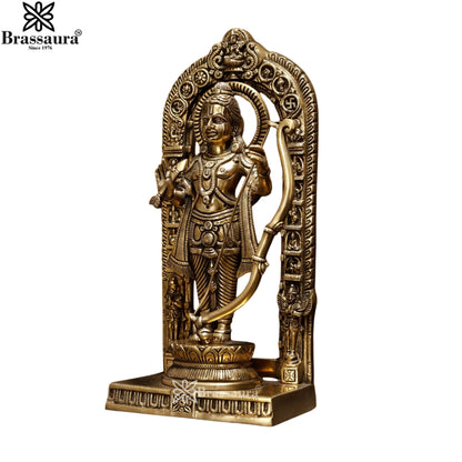 Brass Ram Darbar Statue Weight 4.2 Kg And Height 12 Inch