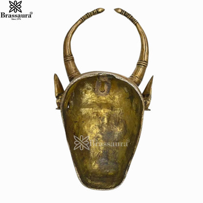 Brass Nandi For Home Décor And Gift Items Weight 3 kg Height 12.2 Inch