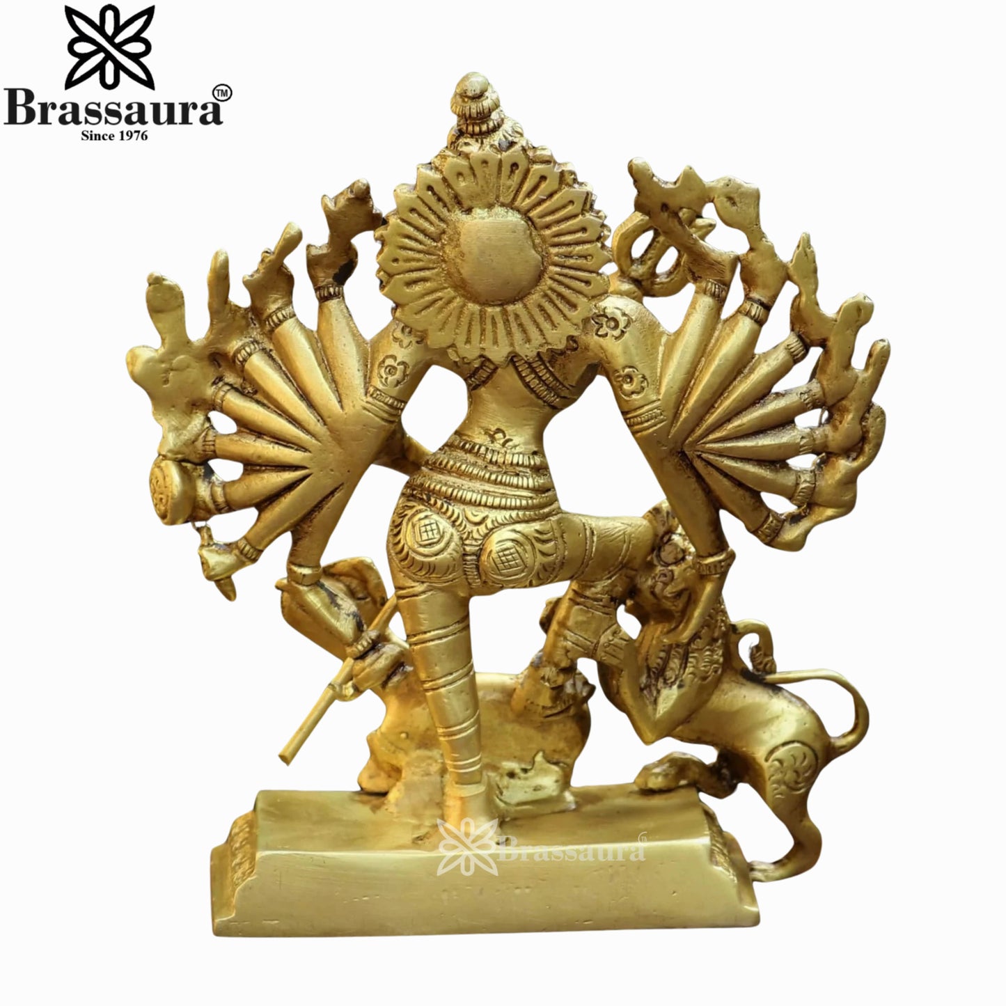 Brass Mariamman Murti Weight 1.08 Kg And Height 6.6 Inch