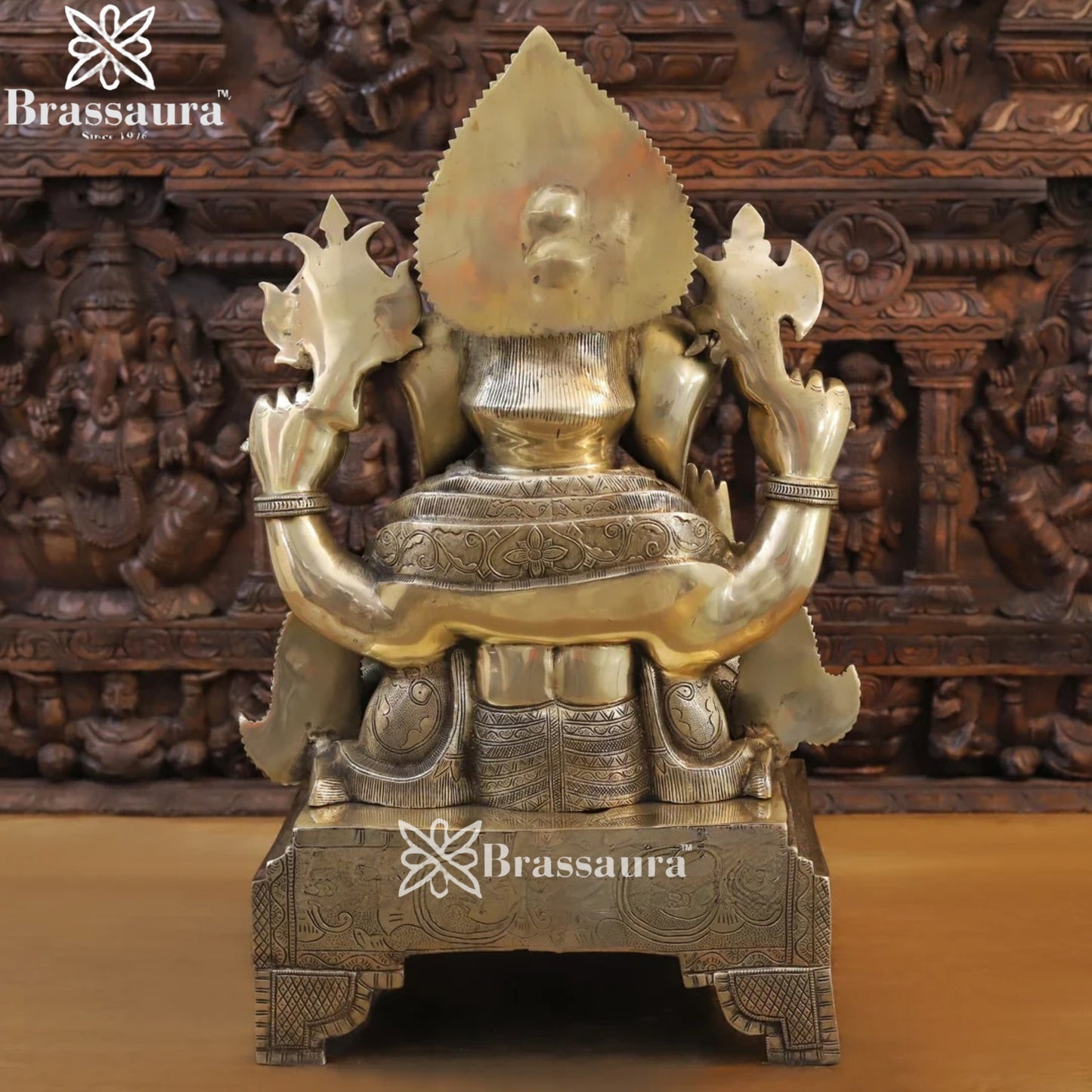 Brass Jewellery Ganesha Weight 39.5 Kg & Height 27 Inch