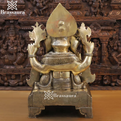 Brass Jewellery Ganesha Weight 39.5 Kg & Height 27 Inch
