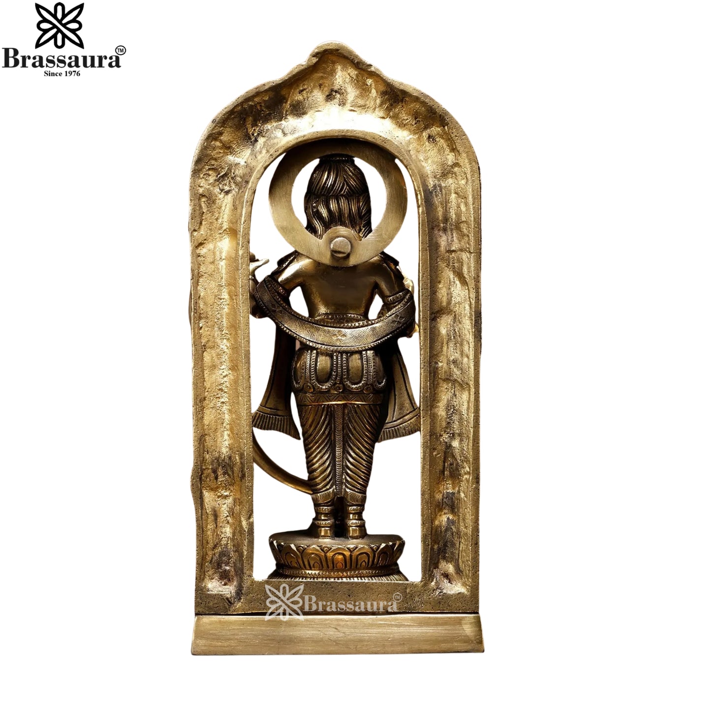 Brass Ram Darbar Statue Weight 4.2 Kg And Height 12 Inch