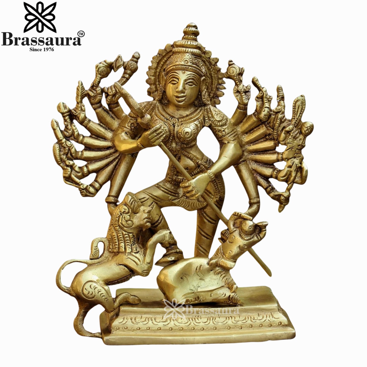 Brass Mariamman Murti Weight 1.08 Kg And Height 6.6 Inch
