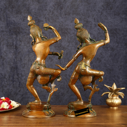 Brass Shiv Parivar Idol for Home and Decor | Weight 9 Kg Height 15 inch
