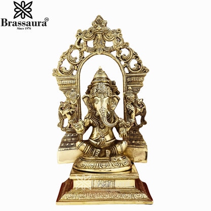 Brass Super fine Lakshmi Ganesh Murti Weight 8 Kg And Height 13 Inch